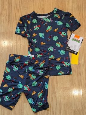 TMNT Kids Pajama Set - Short Sleeve & Shorts